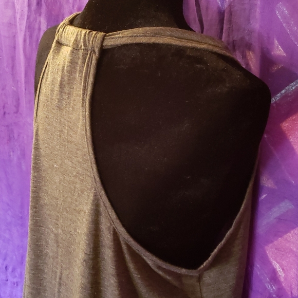 KRUSH gray graphic cropped front tank JR's lg - Picture 5 of 6